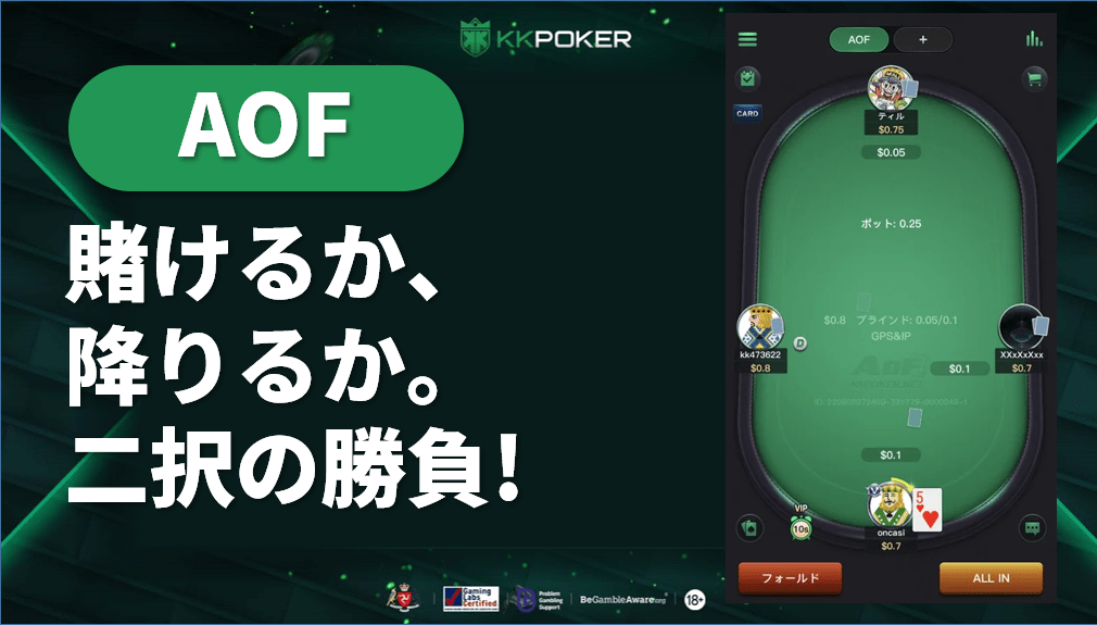 AOF(オールイン・オア・フォールド)