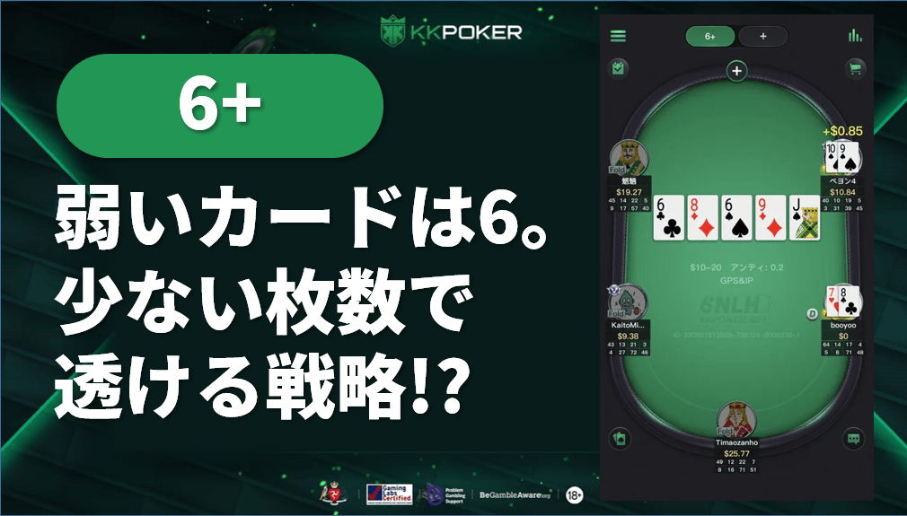 6+NLH(シックスプラス・ホールデム)